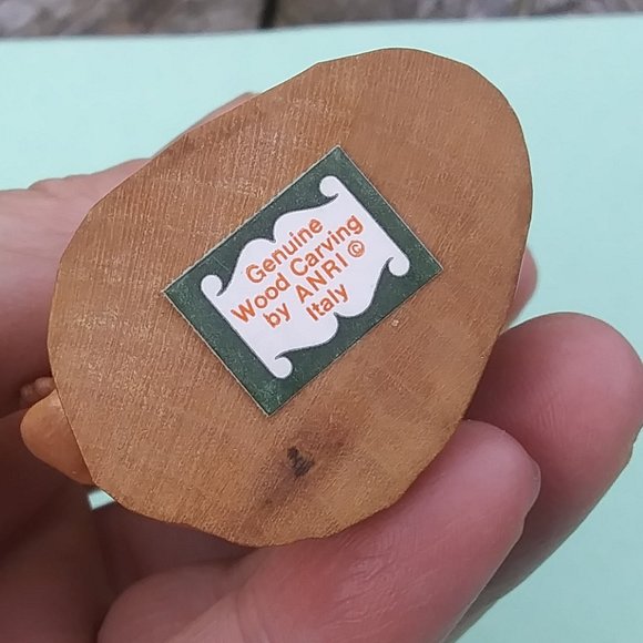 Vintage wood carving Anri Italy by artist Ferrandiz Nature's child with rabbit - Picture 4 of 16